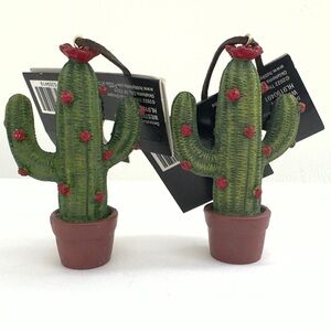 Christmas Shoppe NWT Saguaro Cactus Ornaments